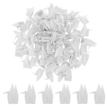 100Stk Weiße Origami Kraniche Papier Für Hochzeitsdeko Und Party