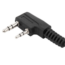 2X 2 Pin PTT Speaker MIC Walkie Talkie Accessories for UV5R 888S for for TYT Two Way Radio C9021A