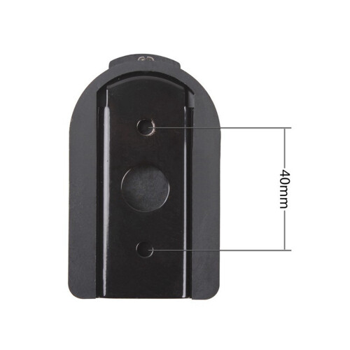 Universal Rotatable Speaker Wall Mount Stand Bracket 2 Pair Black 2