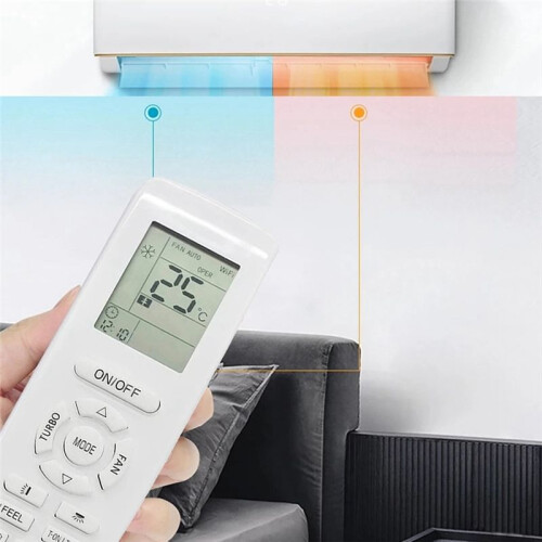 2X YAP1F Air Conditioner Remote Control for GREE YAP1F Home Heating and Cooling Function Replacement Remote Control 2