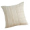 Pillowcase Textured Cushion Covers Beige with-Orange lines 1