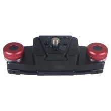 2X Kamera-Taillengürtelclip, Schnellwechselplattenmontage, Anti-Shake-Schnellwechselwerkzeug für SLR Gimbal, Schultergurt, Stativklemme