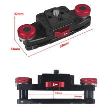 2X Waist Belt Clip Quick Release Plate Mount Anti-Shake Fast  Tool for SLR Gimbal Shoulder Strap Tripod Clamp