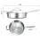 High execution 3 Layer Metal Frying Pan Suitable For Gas And-B 4