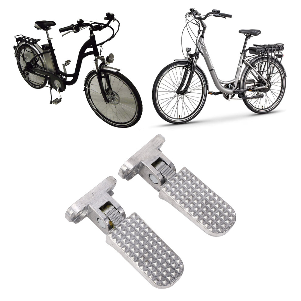 Aluminium Alloy Foldable Motorcycle Footrest Pegs, 8Mm Mount Hole 7651385327584
