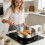 High execution 3 Layer Metal Frying Pan Suitable For Gas And-B 6
