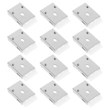 60Pcs Silver Blind Wall Brackets Ceiling Mount for Home Use