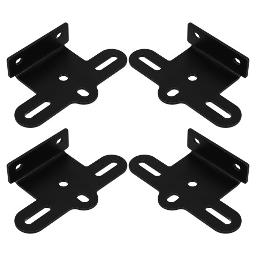 2Ensembles Clip Réflecteur Noir Aluminium Cyclisme