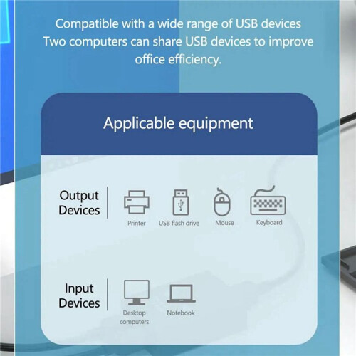2X 2  USB2.0 Hub USB  Printer Sharer Two Computers Share A Usb Device 2 in 1 Out USB Splitter Share U Disk 2