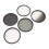 Objektivfilter-Set 55 mm CPL ND8 Sternfilter Grau Makro 1