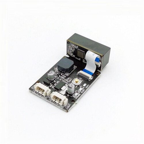 2X GM865 1D-2D-Barcode-Scanner USB-TTL-Barcode-Leser QR-Code-Modul CMOS mit Kabel für Bus-Supermarkt, Nahobjektiv
