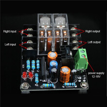 2X 12-18V UPC1237 Speaker Protection Board Loudspeaker Protection Board Assemble Module Boot Delay Monitor