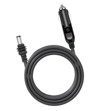Câble d'alimentation automobile DC Mini IP68 de 6,6 pieds 18 AWG rouge
