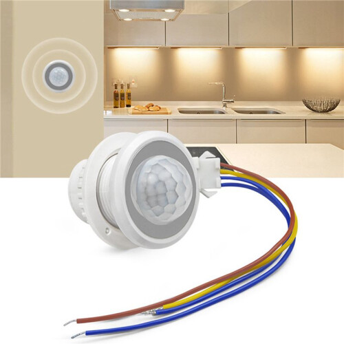 4Pcs Motion Sensor Light  110-220V PIR Sensor  Detection  Delay Adjustable Infrared Induction Detector 1