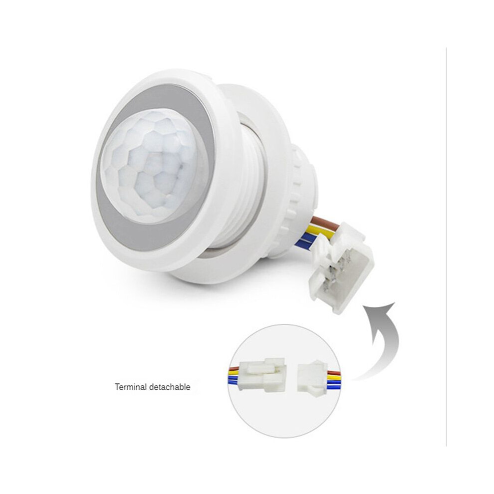 4Pcs Motion Sensor 110-220V Pir Sensor Detection Delay Adjustable Infrared Induction Detector Light 4713935019738