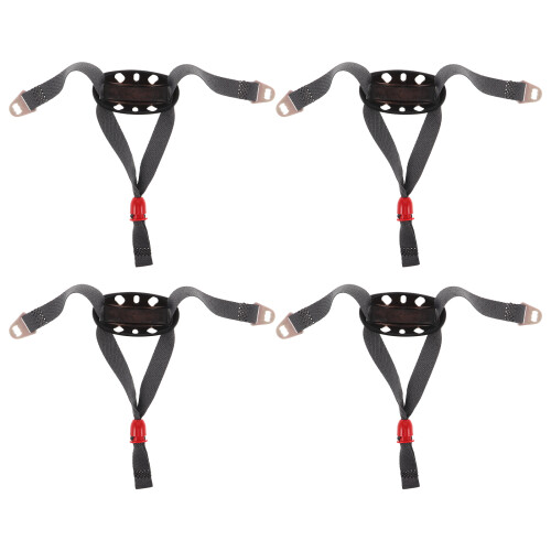 4Pcs Durable Polyester Hard Hat Straps with Chin Cup for Worker Safety