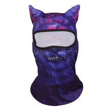 Multifunktionale Sturmhaube mit Katzenmuster, Gesichtsmaske-C
