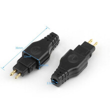 4 Pcs Earphone Cable Pin Audio Headphone Jack Plug Connector for HD650 HD600 HD580 HD25 Black
