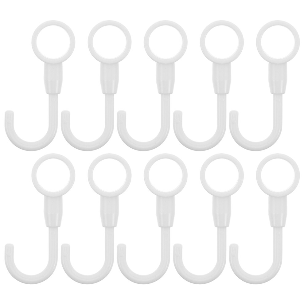 Photos - Other for Repair 500Pcs Space-Saving White Plastic Hooks for Home Storage and Crafting