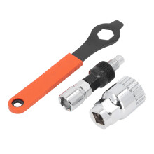 Kit d'outils de réparation de manivelle ensemble de 3 pièces clé de 16 mm acier 45#