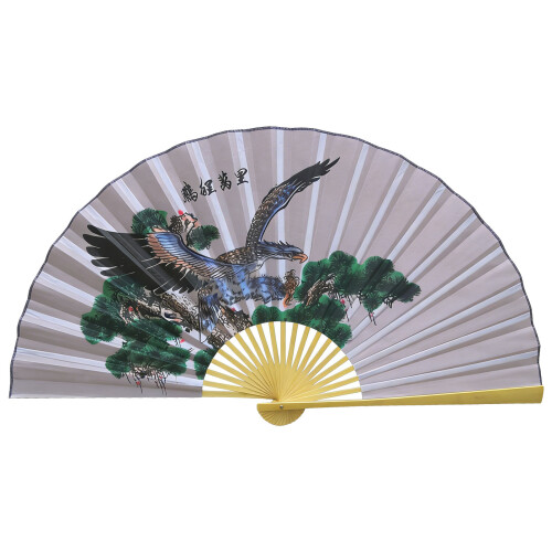 Oversized Traditional Chinese Decorative Wall Fan Elegant-8