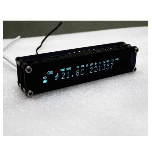 New VFD Clock Vacuum Fluorescent Display WIFI Timing Automatic Calibration Gaming Atmosphere Desktop Decoration 1
