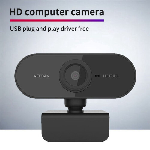 2X Webcam 1080P com Microfone HD Webcam Câmera USB para PC Laptop, Zoom, Skype, Facetime, Windows, Linux 2