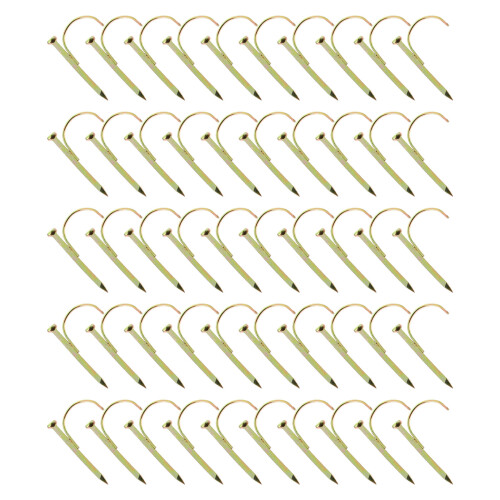 300Pcs Sturdy Steel Nail Pipe Hooks for Pipe and Cable Secure Mounting
