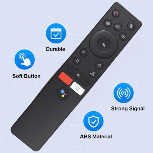 2X Replace RC890 Remote Control for  Android TV Voice for HG5000 50UG6000 Work for TV AC Audio Projector 2