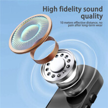 2X Walkie Talkie Wireless  PTT Headset Earpiece Hands-Free K Plug for  Microphone Headset BF-888S K5