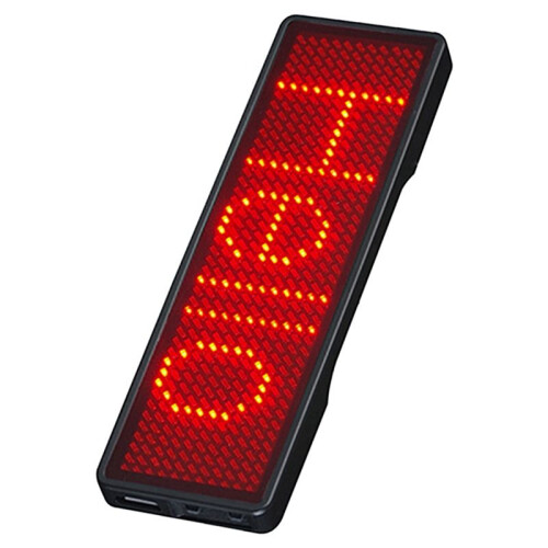 10X  LED Name Badge Rechargeable Light Sign DIY Programmable Scrolling Message Board Display LED,Type 2