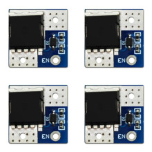 4X 5-18V High Power MOS Trigger Drive Module 200A Max FET PWM Regulated Electronic Control Board
