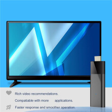 2X Q6 TV Stick + Télécommande Vocale Android 10 2 Go + 16 Go 2,4G + 5G WiFi + BT4.0 H313 TV Box Android TV Stick