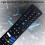 2X RC1822 Replace Remote Control for Medion Bush TV Remote Control 2