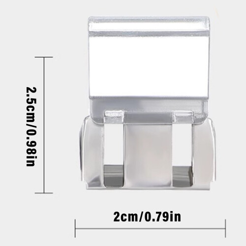 10 Stuks Onzichtbare Acryl Broekverkorter Sluitingen 2