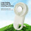 Portable 3 Speed Rechargeable Handheld Fan Desktop Stand-Grey 5