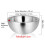 Simple Fill Two Layer Untarnished Bowl for Immediate- 24cm 4