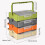 Professionelle Teile-Aufbewahrungsbox mit transparentem-orange. 5