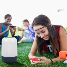 Night Light Bluetooth Speaker Blu Navy 7 Colori 1500mAh Wireless Portatile