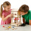 Physics Teaching Aid Wood Windmill Power Station Model DIY 7