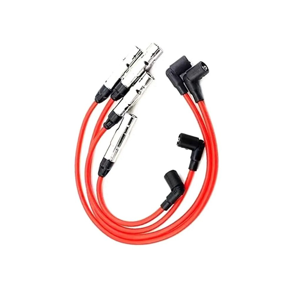 Ignition Wire Set Ignition Wire 090153878 09015 3878 For Beetle Bora City 2.0L Orange 6034124934907