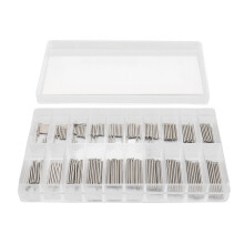 300 pièces de barres à ressort en acier inoxydable, 8–27 mm, Ø 1,0 mm