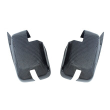 Car Rear View Mirror Cover Side Mirror Cap Trim for Bronco 2021-2024 with Turn Signal Light, Carbon Fiber