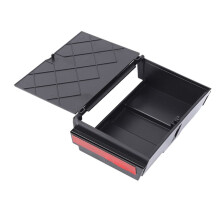 Center Console One-Touch Hidden Organizer Armstöd Dold Förvaringslåda för 4Runner 2010-2024 Tillbehör