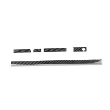 Voor Cayenne 2003-2010 LHD Carbon Fiber Dashboard Paneel Handschoenenkastje Schakelaar Decoratieve Strip Trim Accessoires