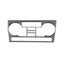 Pour A3 S3 8P 2006 2007 Autocollants de Couverture de Commutateur de Commande D'Air de Console Centrale en Fibre de Carbone Accessoires