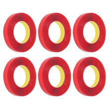 Doppelseitiges Klebeband, 6 Rollen, für Wandmontage, hält 2,3 kg/m², wetterfest