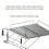 （1 pcs）Foldable Cabinet Door Storage Shelf Expandable-Black 7