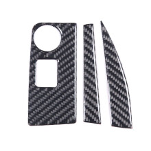 For Corvette C7 2014-2019 Soft Carbon Fiber Car Central Console Navigation Panel Frame Cover Trim Sticker Accessories