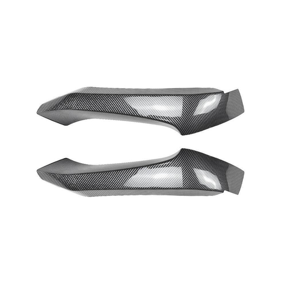 For X3 F25 X4 F26 M Sport 2014-2017 Front Bumper Lip Angle Diffuser Splitter Spoiler Protector Carbon Fiber Pattern 4711208228108